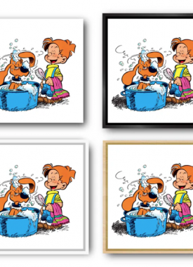 boule et bill met kader