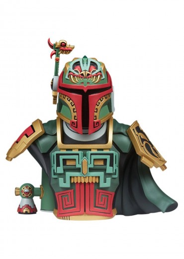 star-wars-super-buste-urban-aztec-boba-fett-by-jesse-hernandez-20-cm