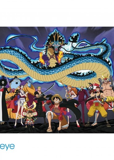 one-piece-poster-l-equipage-contre-kaido-915-x-61-cm